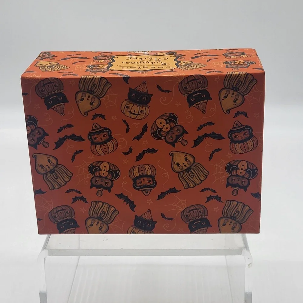 Johanna Parker Transpac Mummy Halloween Salt Pepper Shakers Pumpkins NEW